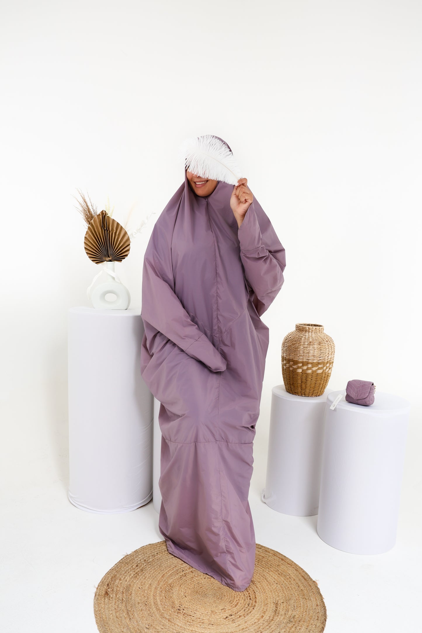 Pack Exclusif : Robe de prière portable - Pochette CHIC et Tapis de prière portable
