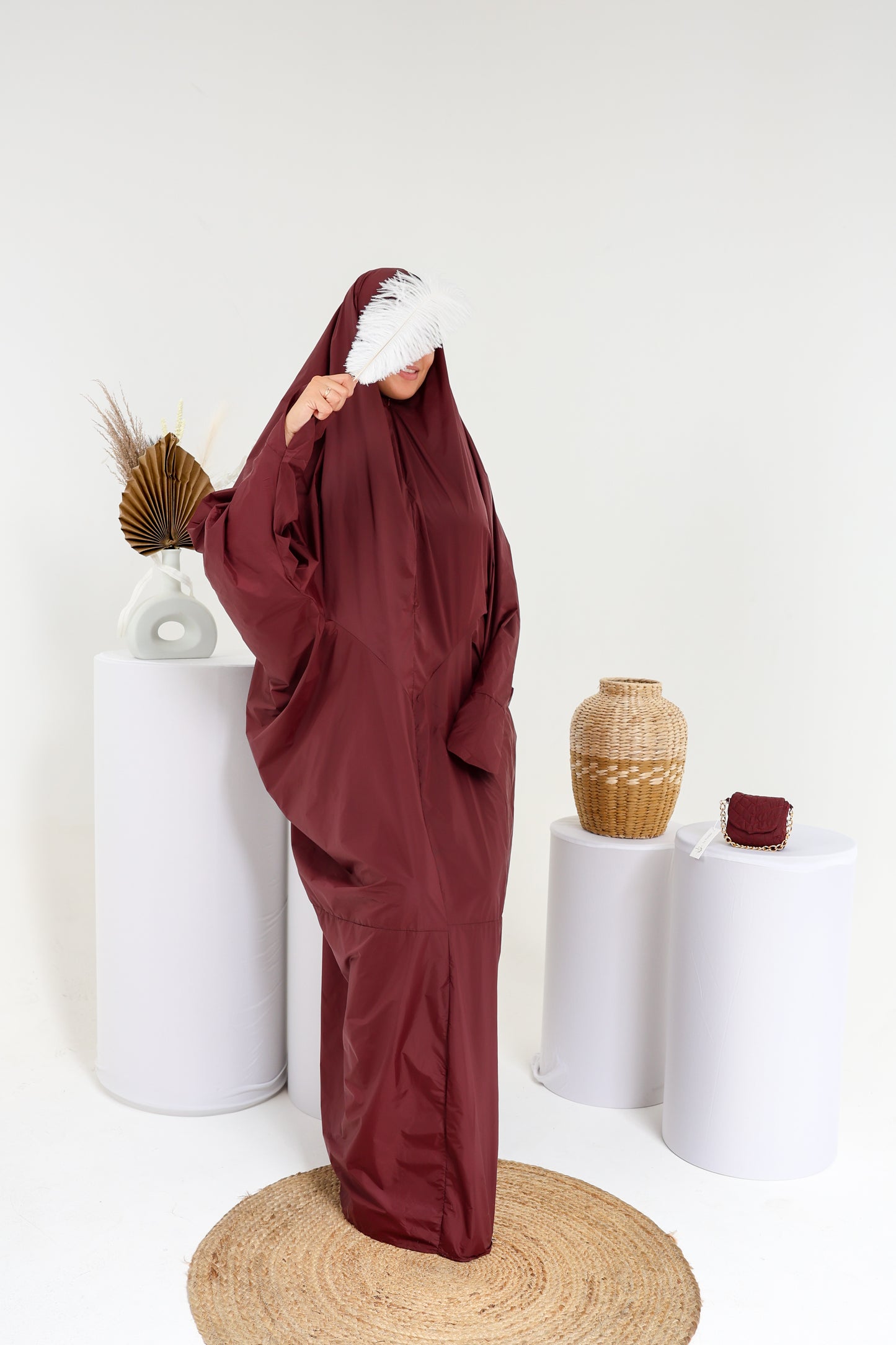 Pack Exclusif : Robe de prière portable - Pochette CHIC et Tapis de prière portable