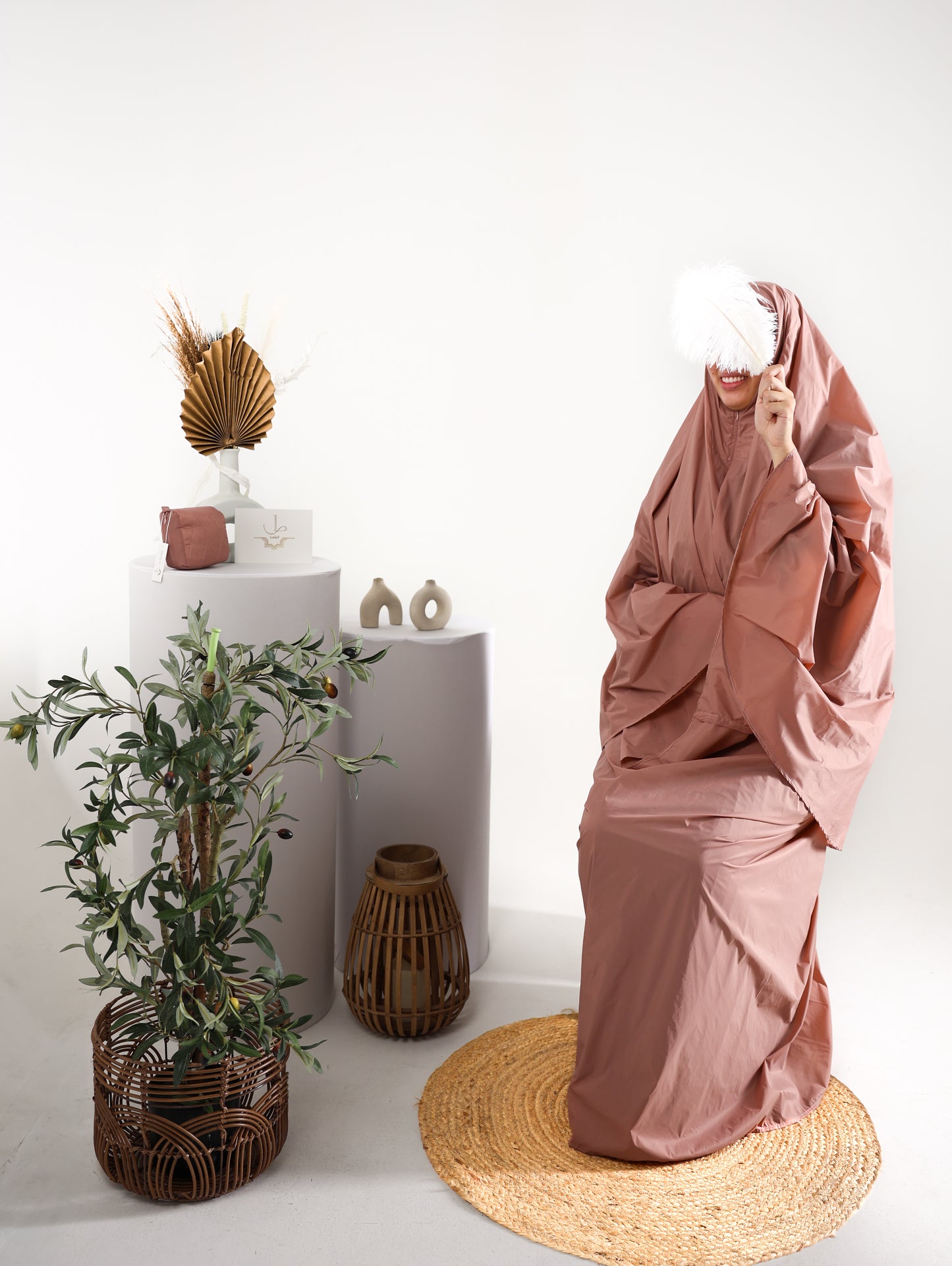 Pack exclusif : Tenue de Prière portable 2 pièces et tapis de prière portable